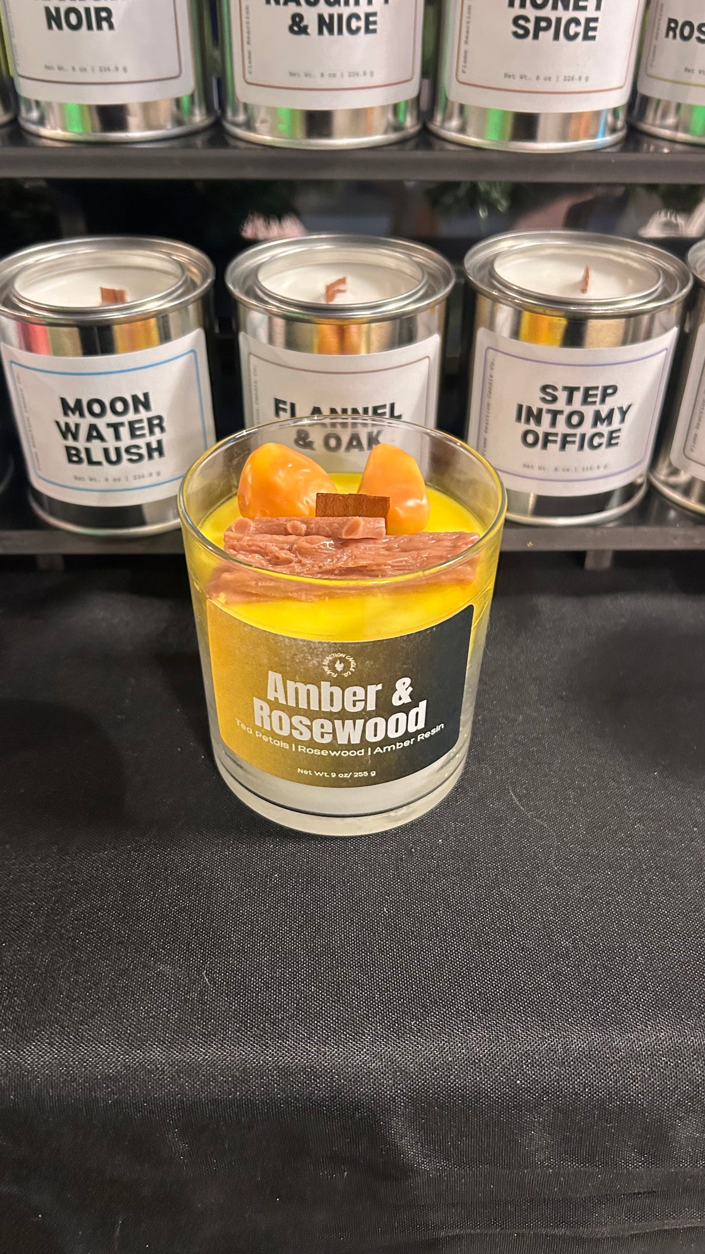 Amber & Rosewood Candle