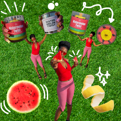 Watermelon Twist Candle