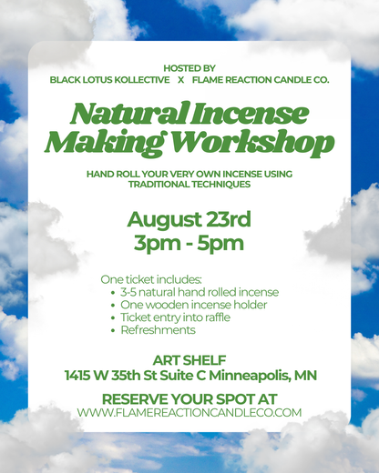 Natural Incense Making Workshop